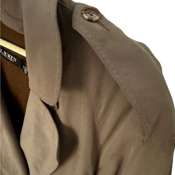 Ralph Lauren Black Label Double Breasted Trench Coat Removable Wool Liner | XL - Picture 6 of 16